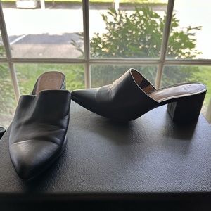 “A New Day” size 7 1/2 closed toe open heel.